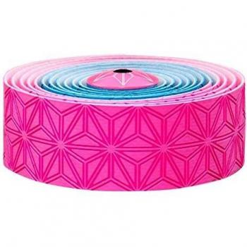 Supacaz Cinta Manillar Super Sticky Kush, Rosa/Azul