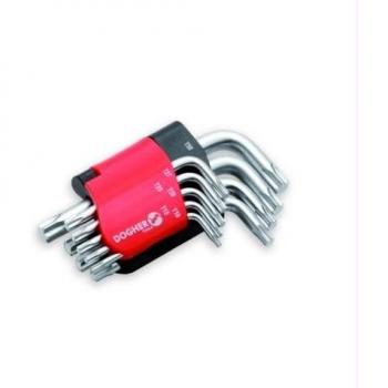 Dogher 606-009 - Juego Llaves Macho Torx Cor.9Pzs T10-T50