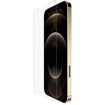 Belkin Protector de pantalla antimicrobiano TemperedGlass para iPhone 12 Pro Max