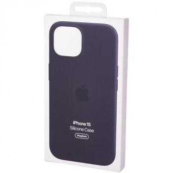 Funda de Silicona Apple con MagSafe para iPhone 15 - Negra