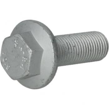 Tornillo AUGER 51526 - Tornillo de acero, rosca tipo auger, longitud de 2.5 pulgadas, diámetro de 1/4 pulgada, acabado galvanizado para resistencia a la corrosión