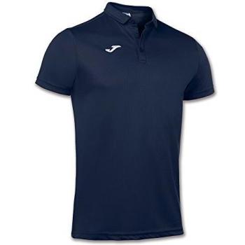 Joma Hobby Men's Short Sleeve Polo Navy Blue - Size S