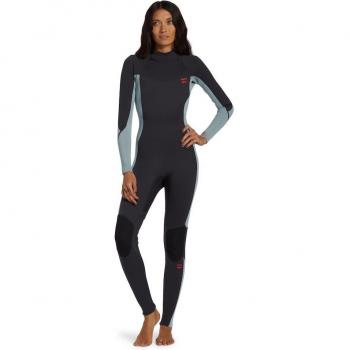 Traje de neopreno Billabong Foil 3/2mm con manga larga y cremallera trasera