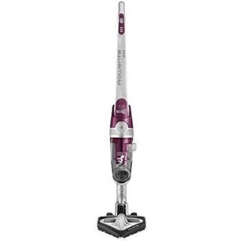 Rowenta RH8920 Aspirador Vertical Sin Bolsa, 0.5 litros, 77 Decibelios, Plástico, 3 Velocidades, Gris/Púrpura