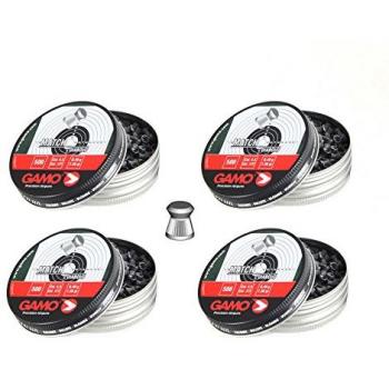 Outletdelocio 3 latas de 500 perdigones Gamo Match Diabolo de Copa 4,5mm + Funda portabalines. 3-35810/23054