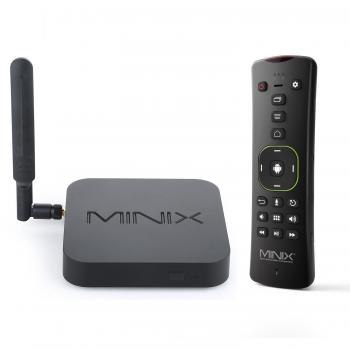 MINIX NEO U9-H + MINIX NEO A3, Media Hub Octa Core de 64bit con Android [2GB/16GB/4K/HDR] y Teclado QWERTY para Android con Giroscopio de seis ejes y micrófono para comandos de voz. Vendido directamente por MINIX® Technology Limited.