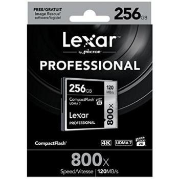 Lexar Professional - Tarjeta de memoria 800x CompactFlash de 256 GB