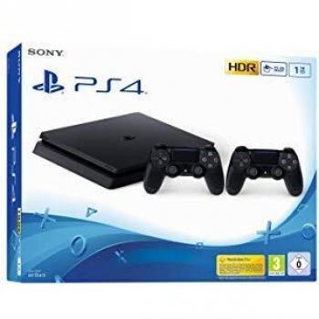 PS4 Slim 1 To F avec 2ème Manette Noir [Importación francesa]