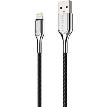 Cable Blindado Lightning a USB-A de 3 metros - Negro