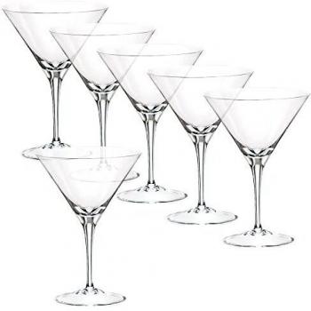 Set de 6 copas de cóctel de 35 cl de cristal, colección Barware BERGNER