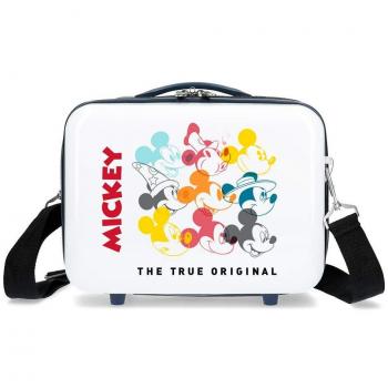 Disney Mickey Magic Nececer Adaptable Blanco 29x21x15 cms ABS