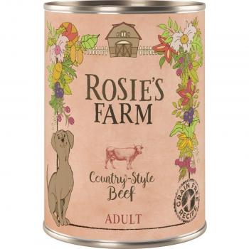 Rosie's Farm Adult 24 x 400 g - Cordero Pack Ahorro
