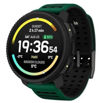 Suunto Vertical 2 Reloj GPS Robusto con Pantalla AMOLED, Linterna, 20 Días de Batería, Mapas Offline y 115+ Modos Deportivos - Verde Pino