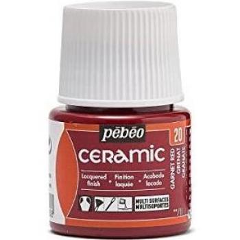 Pintura Cerámica PEBEO Granate 45ml Brillante