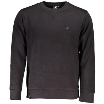 US Grand Polo Black Cotton Pullover Sweater - Medium