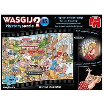 Jumbo JUM19163 Mystery 15 A Typical British BBQ Jigsaw Puzzle