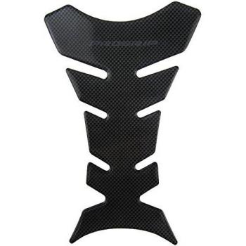Protector de depósito de fibra de carbono negro.