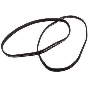 Inca Black Silicone Hair Elastics 2 Pack