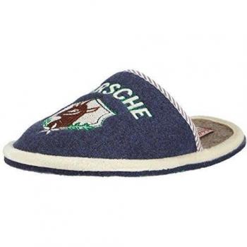 Adelheid Naturbursche Kinderfilzpantoffel - zuecos de fieltro niños, color azul, talla 28/29
