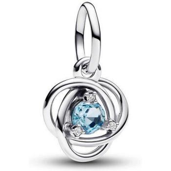 Charm Colgante Círculo Eternity Azul Aguamarina 793125C03
