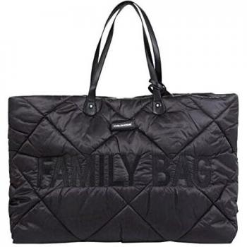 Childhome Quilted Black Family Diaper Bag