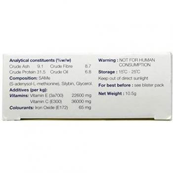 VetPlus Samylin Pequeñas Envase con 30 Comprimidos de Complementos para Sistema Digestivo