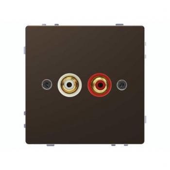 Toma audio 2 RCA Mocca Schneider DLife