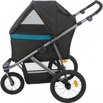 Carricoche Trixie para Perros Negro/Petróleo 60x112x120 cm