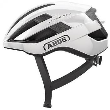 Abus WingBack Road Bike Helmet - Shiny White / Small / 51cm / 55cm