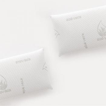 Set 2 Almohadas Viscoelásticas Premium Ergonomicas de Firmeza Media y Adaptables 70 cm