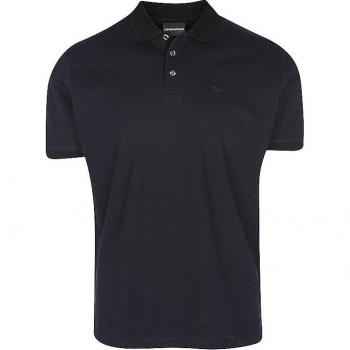 Emporio Armani Men's Dark Blue Polo Shirt, Size XL