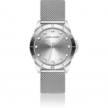 Marc Lauder Alta Silver Mesh Watch - 38 mm