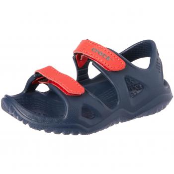 Crocs Swiftwater River Sandal K Unisex Niños Sandalias con Punta Abierta, Azul