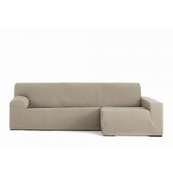 Funda para chaise longue de brazo largo derecho Eysa TROYA Marrón Glacé 170 x 110 x 310 cm
