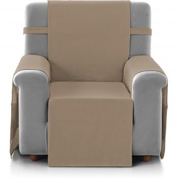 Eiffel Textile Marsella Cubre Sofá Algodón Beige 55 x 195 x 2 cm 1 Plaza