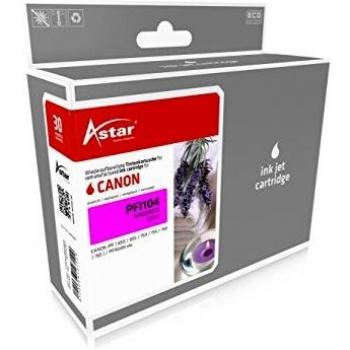 Cartucho de tinta magenta Astar AS15287 - 130 ml - compatible (sustituye Canon 3631B001, PFI104M)