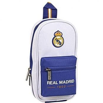 Safta PLUMIER MOCHILA C/4 PORT.LLENOS REAL MADRID 1ª EQUIP. 21/22