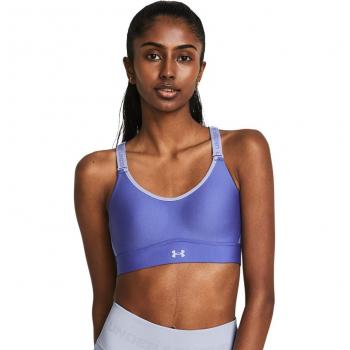 Sujetador deportivo de mujer Under Armour Infinity 2.0 - Soporte medio, color lila, talla XS/A-C