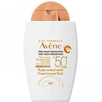 Tinted Mineral Fluid SPF 50 by Avene for Unisex - 1.3 oz Sunscreen