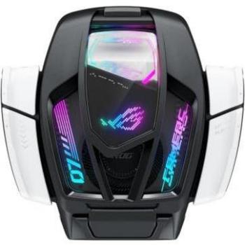 Ventilador de Refrigeración ASUS AeroActive Cooler 7 para ROG Phone 7, USB-C, con Conector de Auriculares (3.5 mm), Negro y Blanco