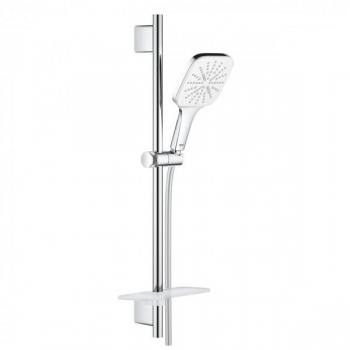 Columna de Ducha Grohe 26596000 Metal con acabado cromado, tecnología de ahorro de agua, sistema anticalcáreo SpeedClean, altura ajustable y diseño moderno