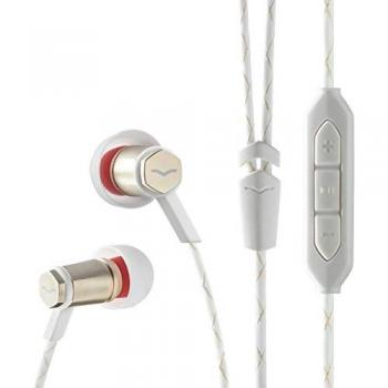 Auriculares Intraurales V-MODA Forza Metallo con Control Remoto de 3 Botones para Samsung y Android en Rosa Dorado