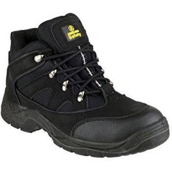 FS151 Lightweight Lace Up Safety Ankle Boot Black