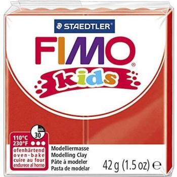Pasta staedtler fimo kids 42 gr color rojo