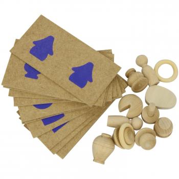 Goula- Percepción Táctil y Asociación 2 Juego Educativo, Multicolor