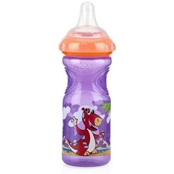 Nuby Dino - Taza boquilla deportiva, 300 ml