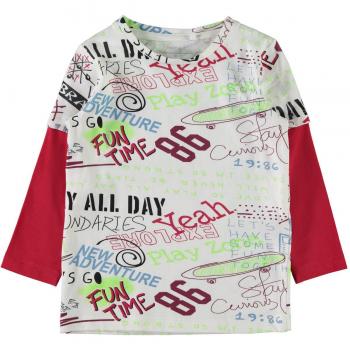 NAME IT Camiseta de Manga Larga - para Niño Snow White 92 cm