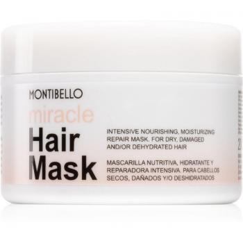 Montibello Miracle Mascarilla Capilar Reparadora 200ml - Mascarilla capilar reparadora, formulación diseñada para restaurar el cabello dañado, adecuada para todo tipo de cabellos, textura cremosa que proporciona hidratación y