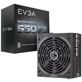 EVGA Fuente ALIMENTACION Supernova 650 P2, 80+ Platinum 650W Fully Modular
