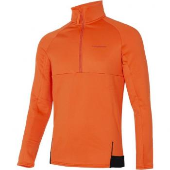 Trangoworld - Pullover de hombre Wroot en color rojo anaranjado